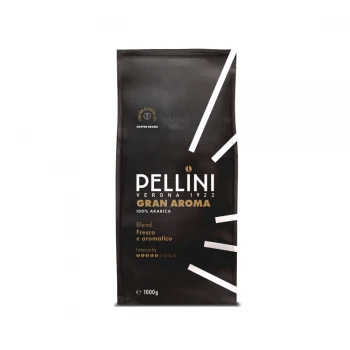 Pellini Gran Aroma 100% Арабика кафе на зърна, 1 кг
