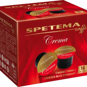 Spetema Crema кафе капсули съвместими с Lavazza blue кафемашини, 16 бр