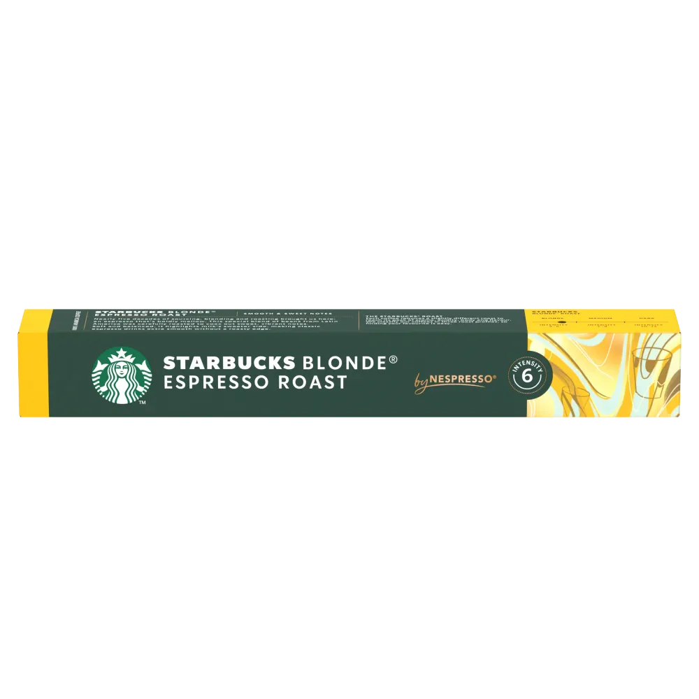 STARBUCKS Blonde Espresso Roast, 10 бр. кафе капсули за NESPRESSO кафемашини