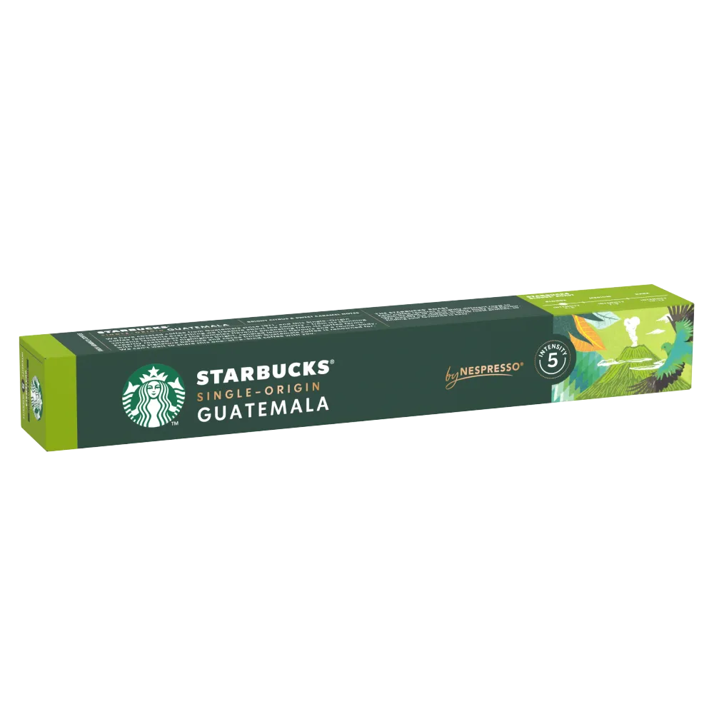 STARBUCKS Single-Origin Guatemala, 10 бр. кафе капсули за NESPRESSO кафемашини