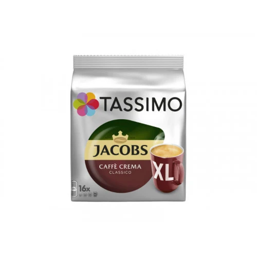 Tassimo Jacobs Caffe Crema Classico XL кафе капсули, 16 бр