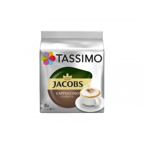 Tassimo Jacobs Cappuccino Classico капсули кафе капсули, 2x8 бр