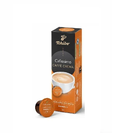 Box Tchibo Cafissimo Caffè Crema Rich Aroma кафе капсули за Caffitaly кафемашини, 8x10 бр