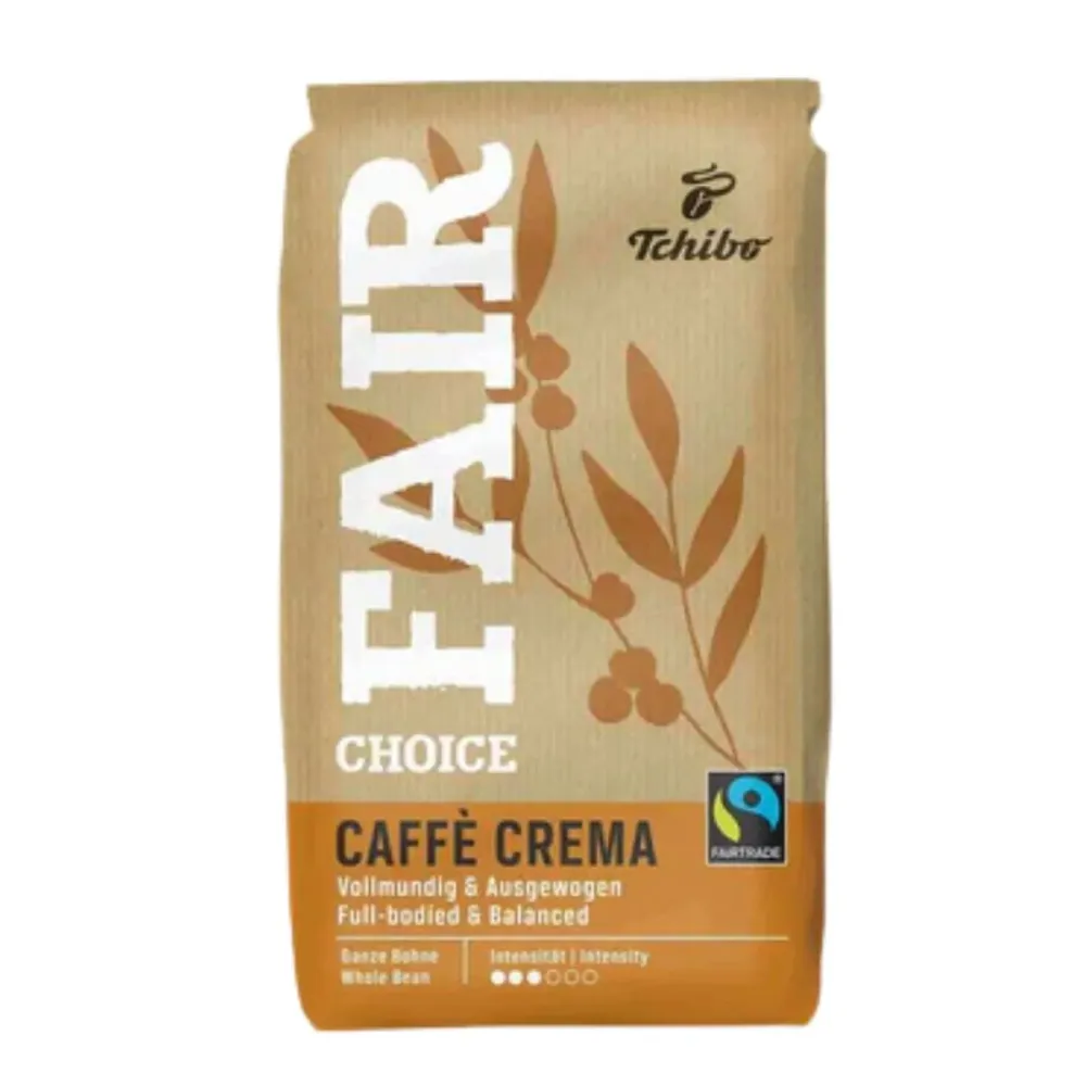 Tchibo Fair Choice Caffè Crema 1 кг. кафе на зърна