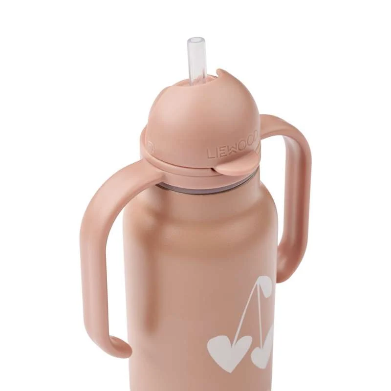 Liewood Kimmie Drikkeflaske - Rustfrit Stål - 250ml - Sweethearts/Pale Tuscany