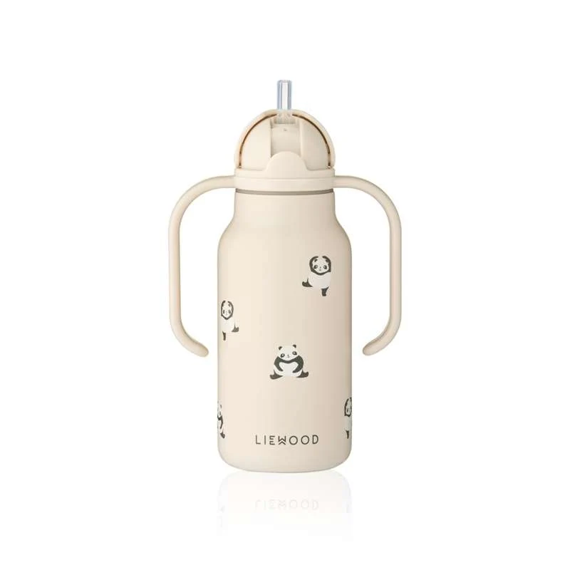 Liewood Kimmie Drikkeflaske - Rustfrit Stål - 250ml - Mini Panda/Sandy