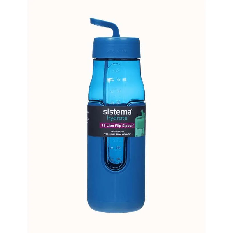 Sistema Flip Sipper Bottle Drikkedunk - 1.5L - Ocean Индиго