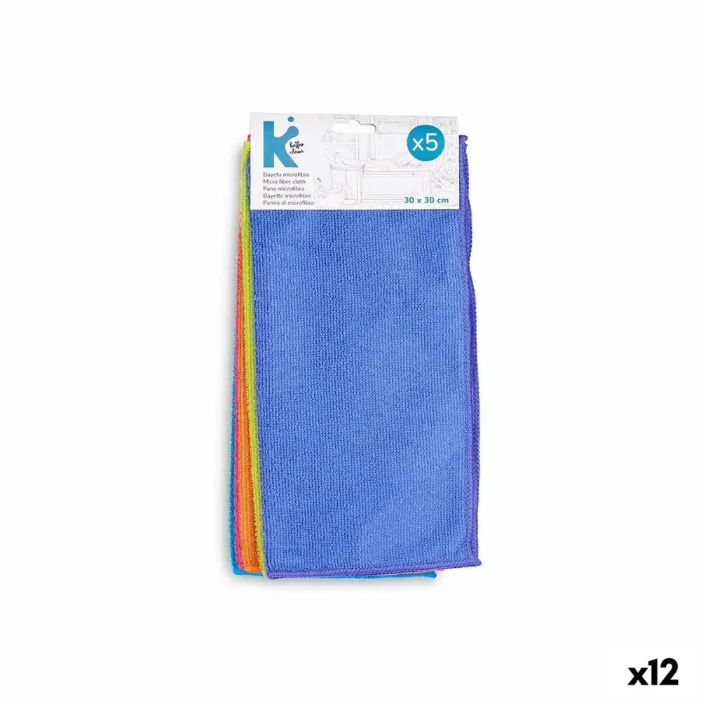 Кърпи Многоцветен 30 x 30 x 0,02 cm (12 броя)