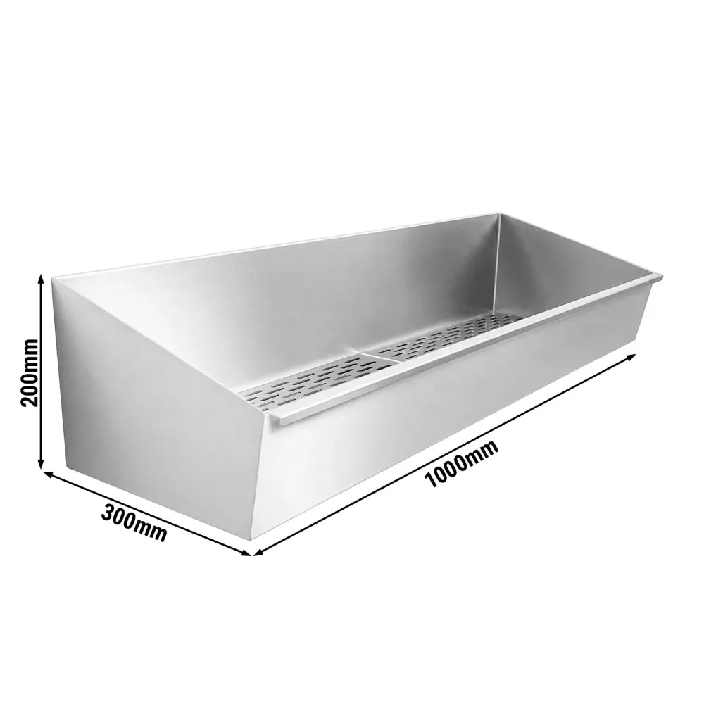 Тава от неръждаема стомана - 1000x300x200mm
