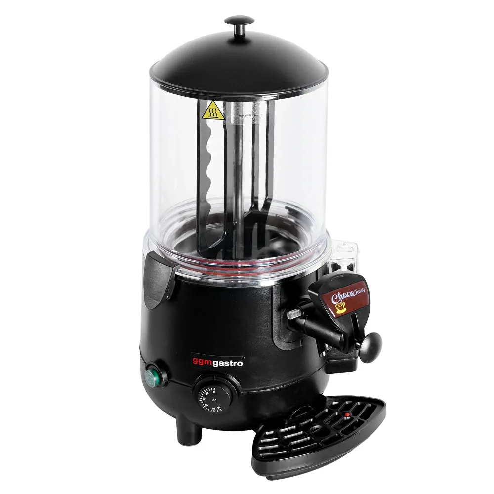Диспенсър за горещ шоколад - 10,0l - 1,0kW - Черно - вкл. кран