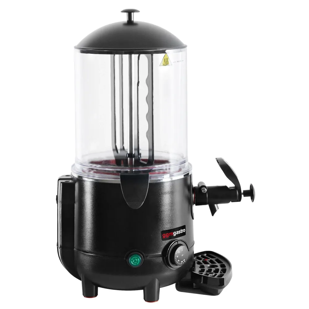 Диспенсър за горещ шоколад - 10,0l - 1,0kW - Черно - вкл. кран