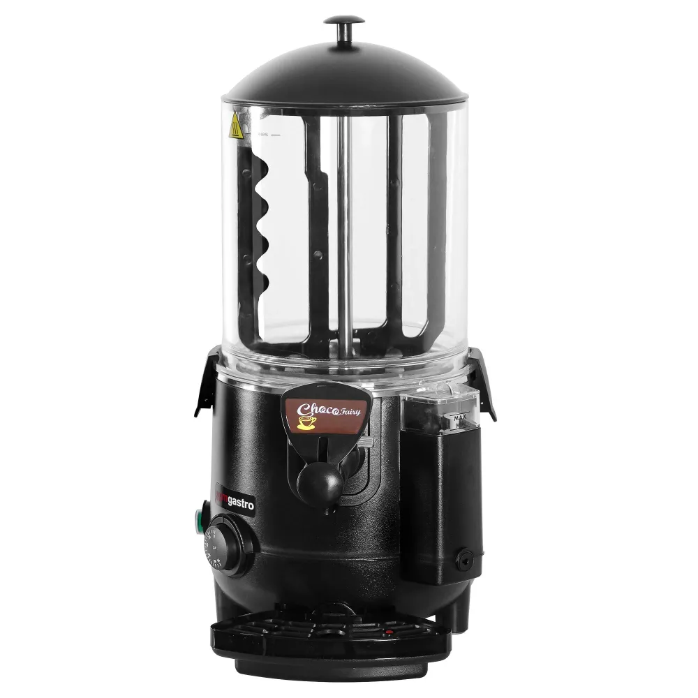 Диспенсър за горещ шоколад - 10,0l - 1,0kW - Черно - вкл. кран