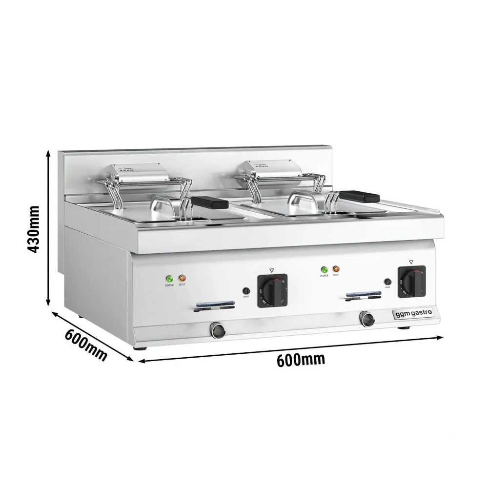 Електрически фритюрник 10+10л. (18kW)