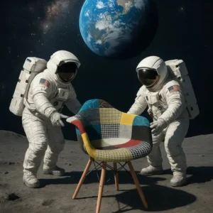 Трапезен стол Тея пачуърк 1 Комплект 4 броя