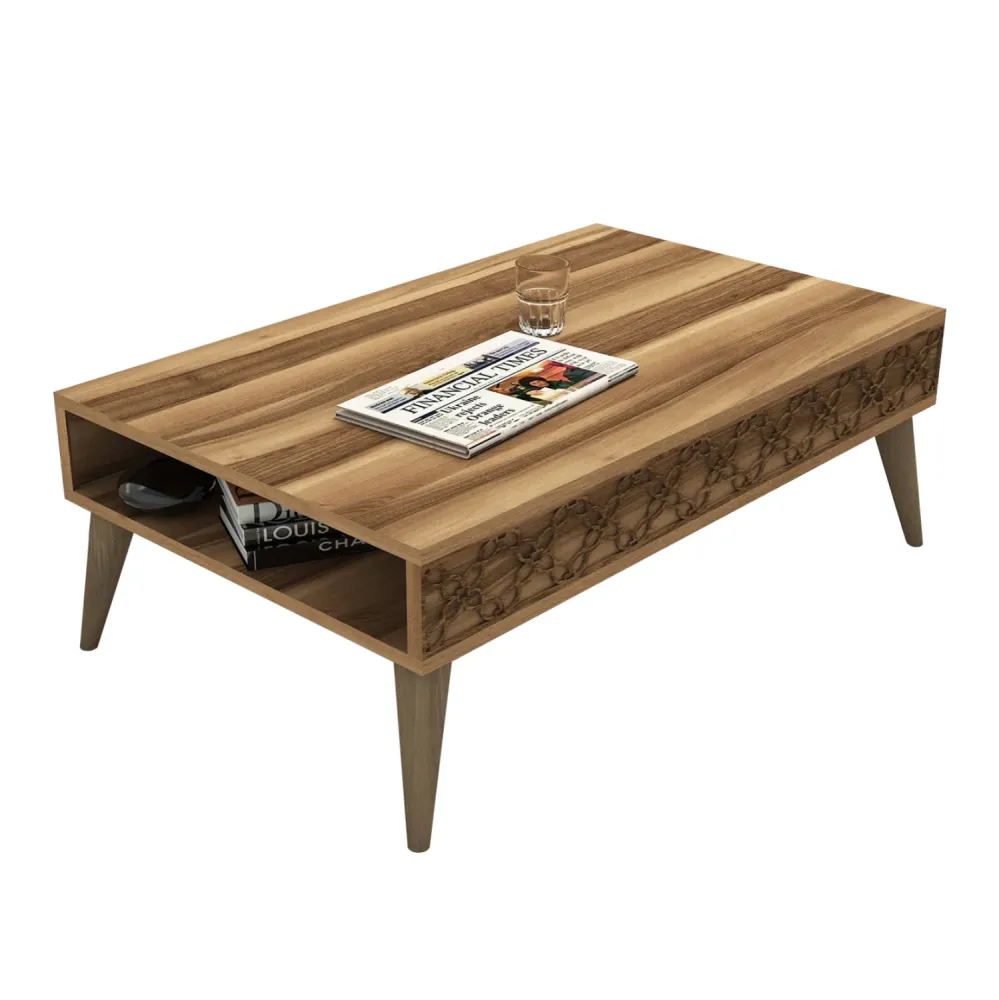 Холна маса Платания цвят орех 105x60x36.6см