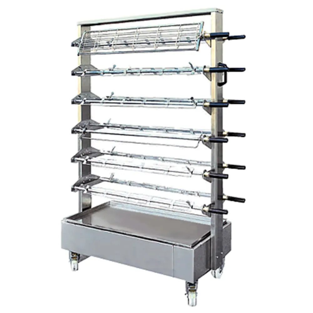 Мобилна количка за шишове - 1150x800x1600mm - Неръждаема стомана