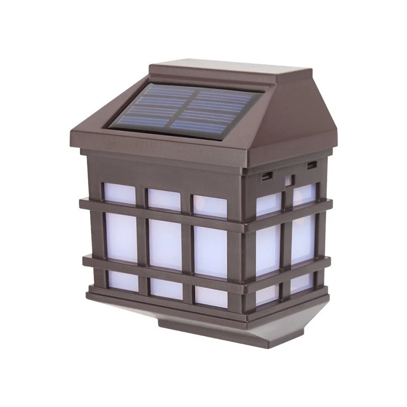 Соларна лампа-фенер 11.5X8.3 см, студено бяла светлина | SolarisTech