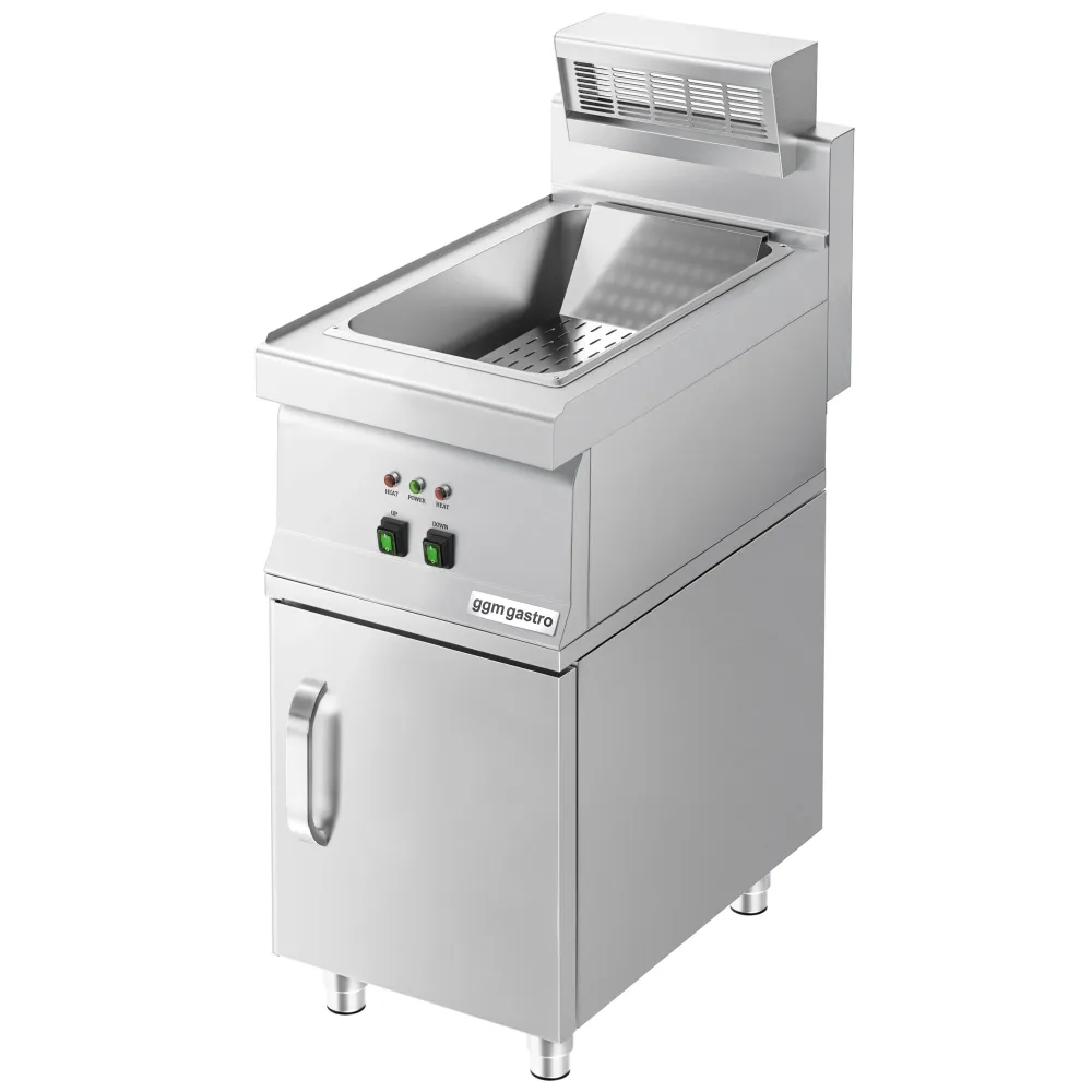 Професионален отоплител за пържени картофи - 1,17kW - GN 1/1 - с шкаф-основа