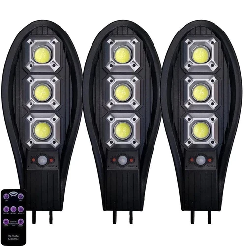 3бр. Улична соларна лампа 1200w