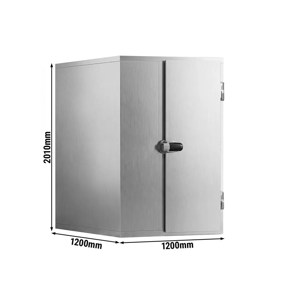 Неръждаема стомана Хладилна камера - 1200x1200mm - 1,80m³