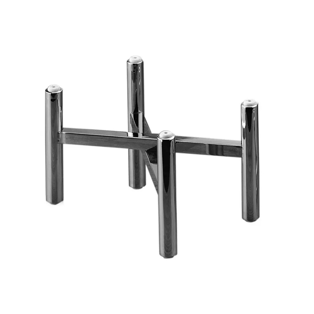 (3 бр.) Стойка за бюфет - инокс - Височина:120mm