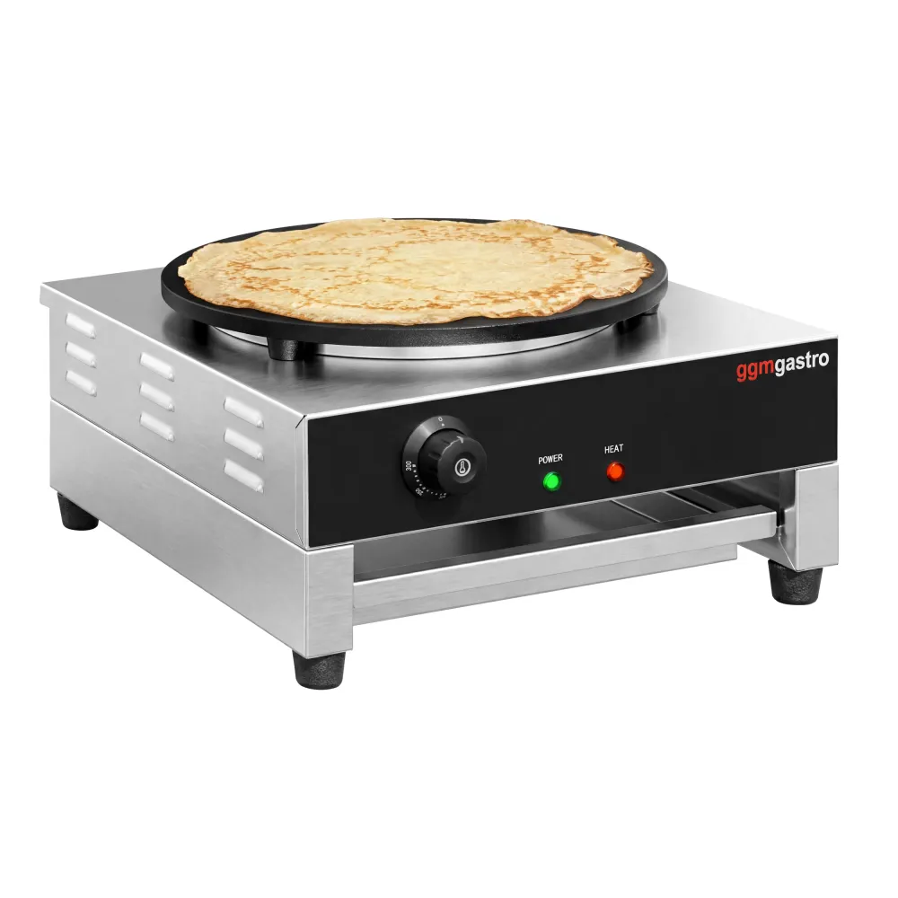 Подготвителна маса - 1210x700mm - с 2 врати - надстройка: за 9x GN 1/6 - вкл. Crêpes устройство