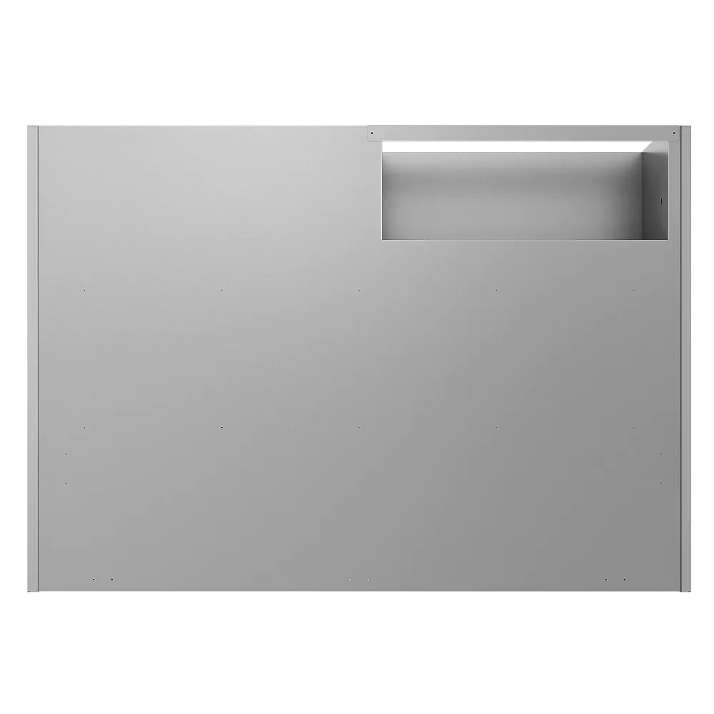 Вертикална фризерна витрина за супермаркет - 1450mm - 232 л - с 2 стъклени врати & 4 рафта - Сив
