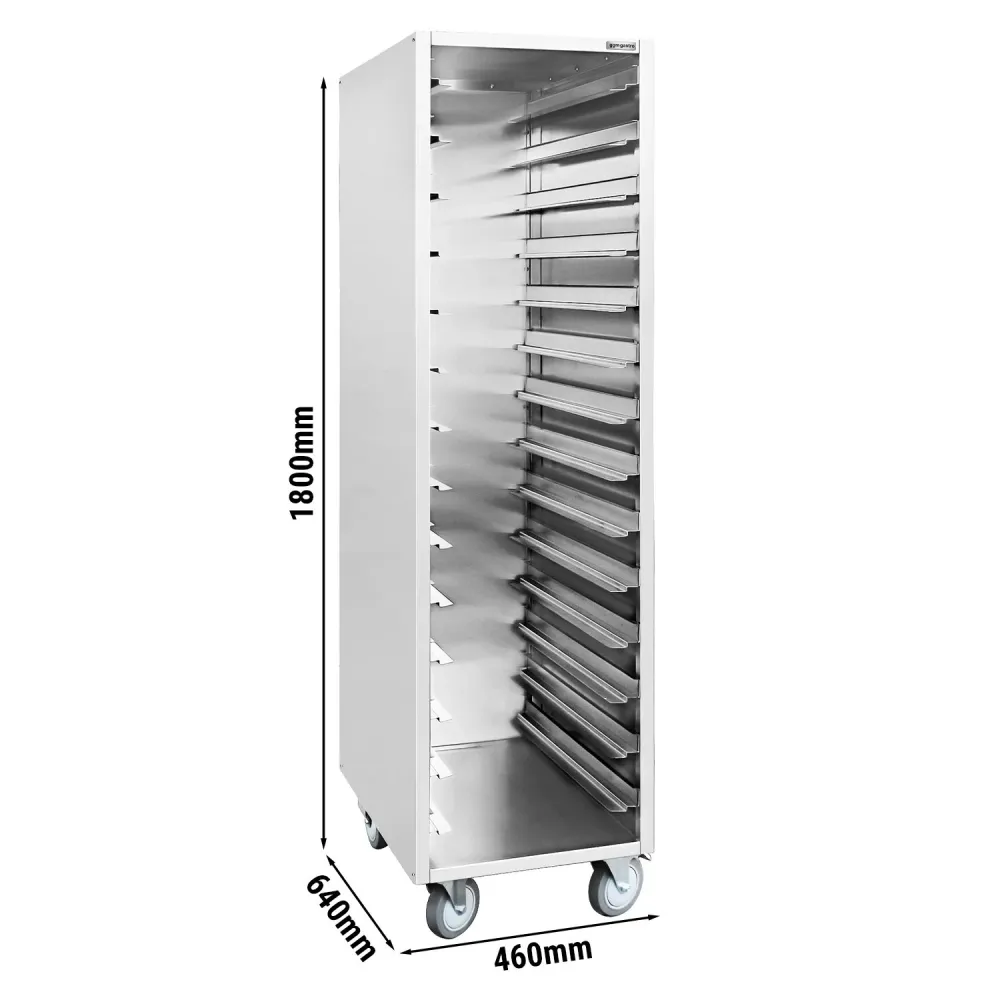 Количка за тави - за 14x GN 1/1 или 14x EN 600x400mm