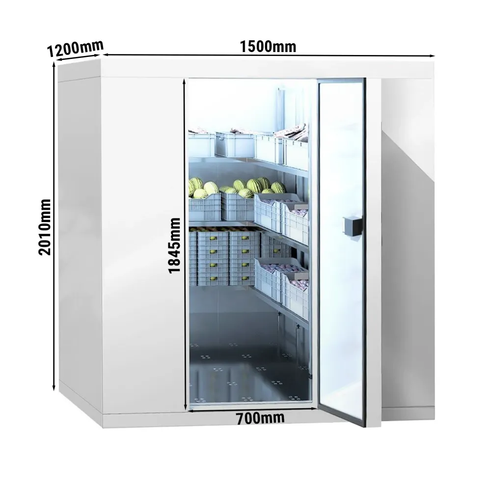 Хладилна камера - 1500x1200mm - 2,60m³