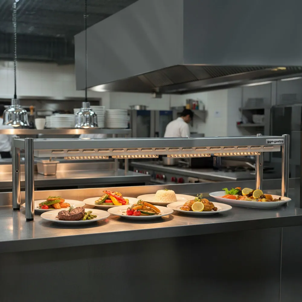 Професионален нагревателен мост с 4 керамични нагреватели - 1500x120mm - 1,4kW