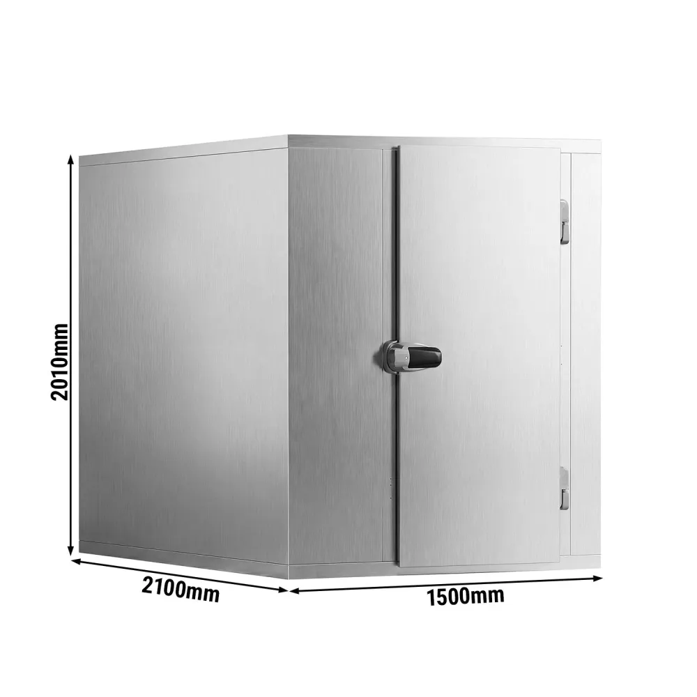 Неръждаема стомана Хладилна камера - 1500x2100mm - 4,80m³