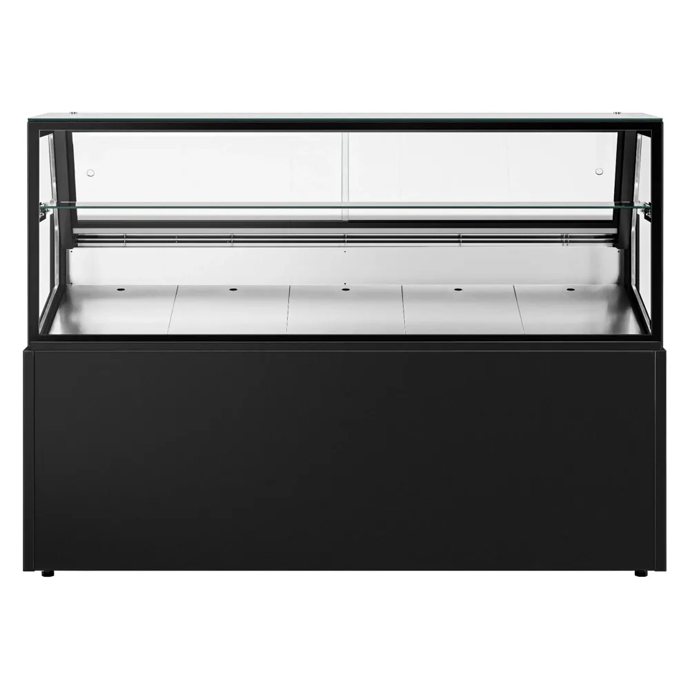 Хладилна витрина - 1580x910mm - LED осветление - двоен стъклопакет - вентилирано охлаждане