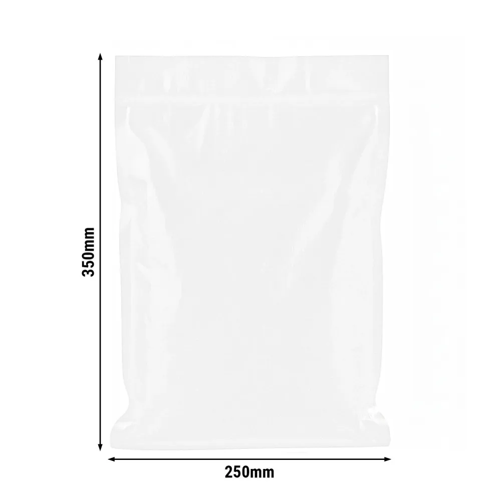 (1600 бр.) Вакуумни пликове - гладки; професионални - 250x350mm - Дебелина: 90µm - Прозрачни