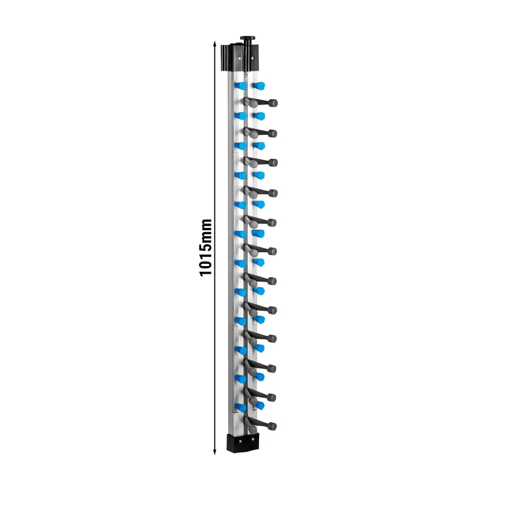 Стенен рафт за чинии - до 12 чинии - Ø 16-32cm - Височина:1015mm - За стенен монтаж