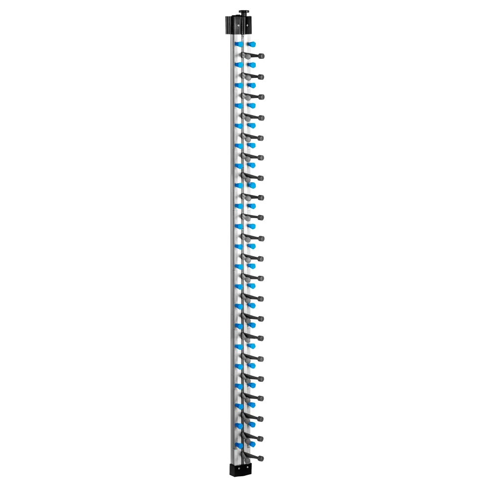 Стенен рафт за чинии - до 21 чинии - Ø 16-32cm - Височина:1625mm - За стенен монтаж