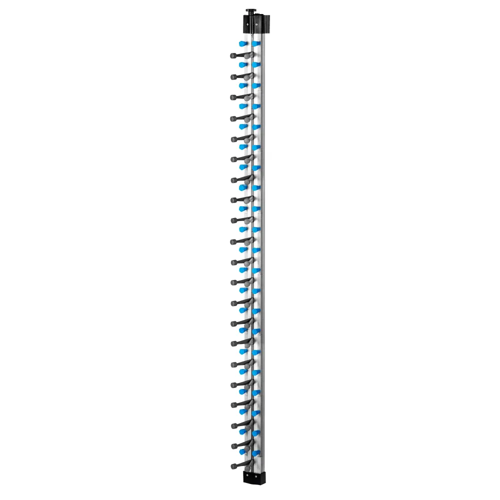 Стенен рафт за чинии - до 21 чинии - Ø 16-32cm - Височина:1625mm - За стенен монтаж