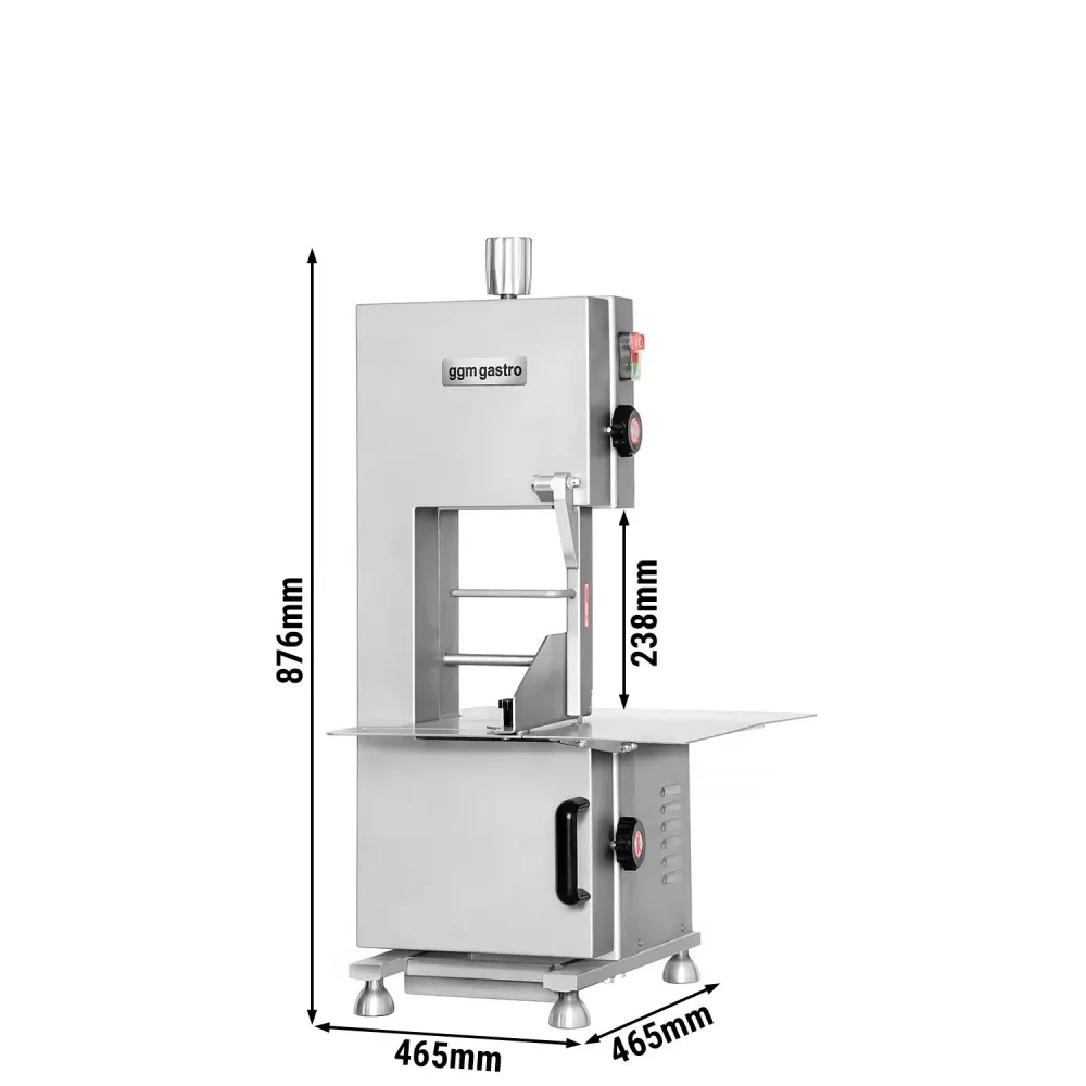 Лентов трион за кости - лента 1650mm - макс. височина на рязане: 240mm - 750W - неръждаема стомана - електрически