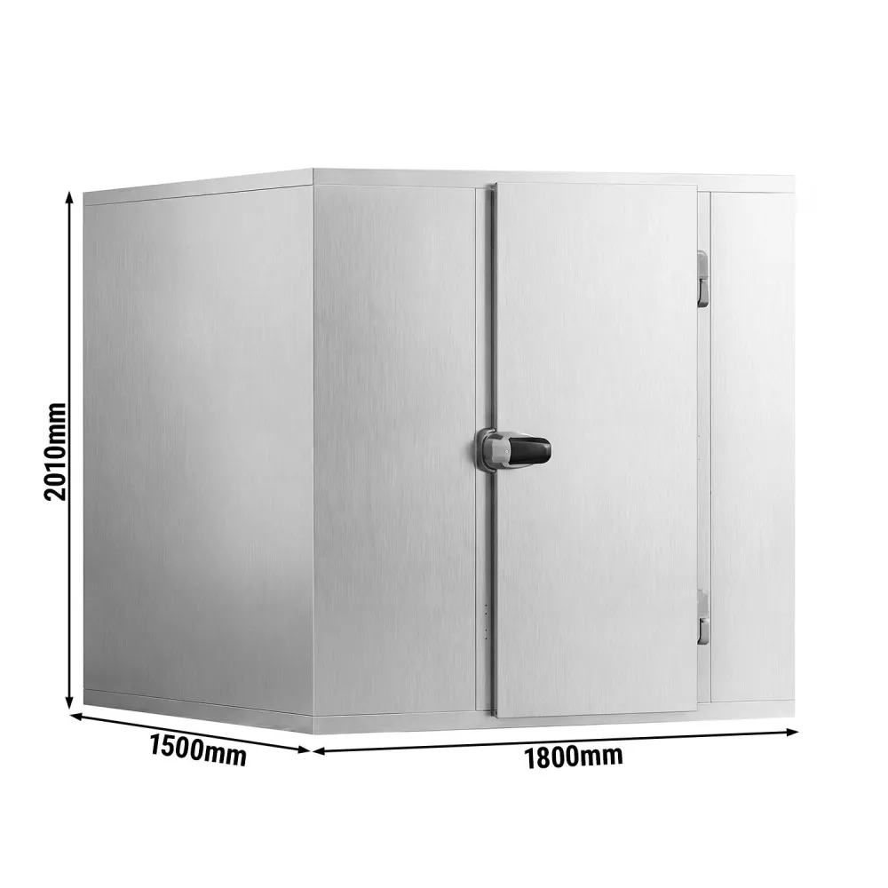 Неръждаема стомана Хладилна камера - 1800x1500mm - 4,06m³
