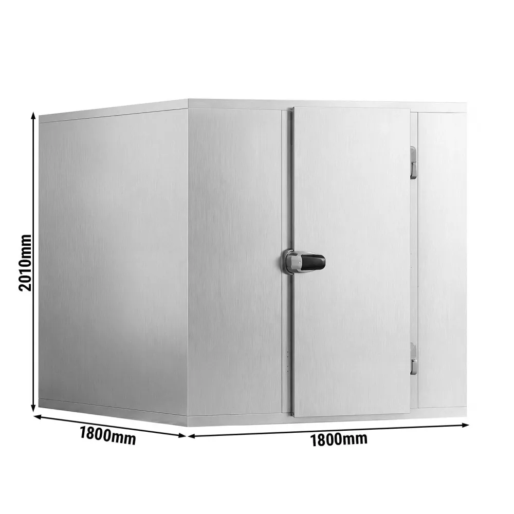 Неръждаема стомана Хладилна камера - 1800x1800mm - 4,97m³