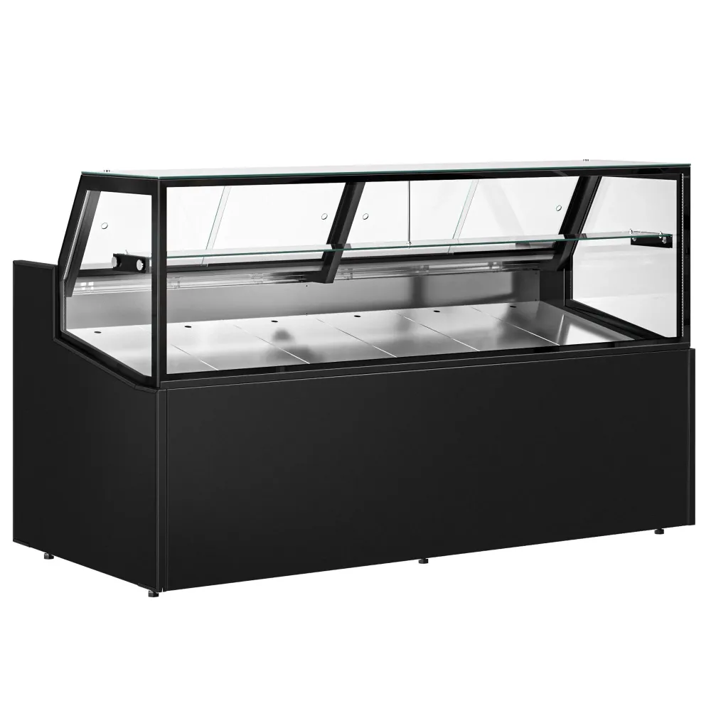 Хладилна витрина - 1955x910mm - LED осветление - двоен стъклопакет - вентилирано охлаждане