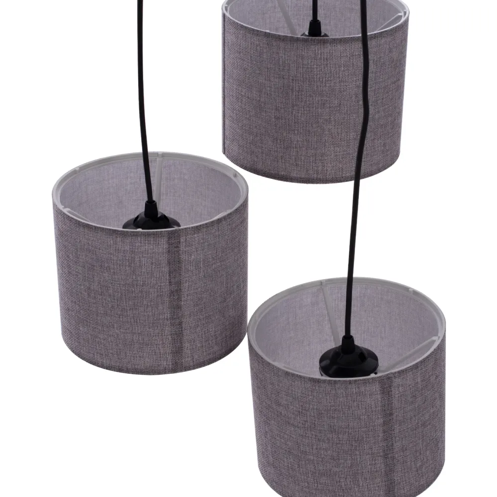 Таванна лампа Азалиа сив цвят 19x15x80см