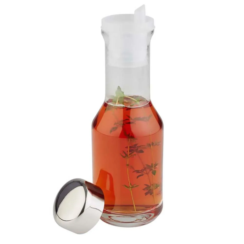(6 бр.) Комплект за олио и оцет - 6-частен - 200ml - стъкло - Височина: 185mm