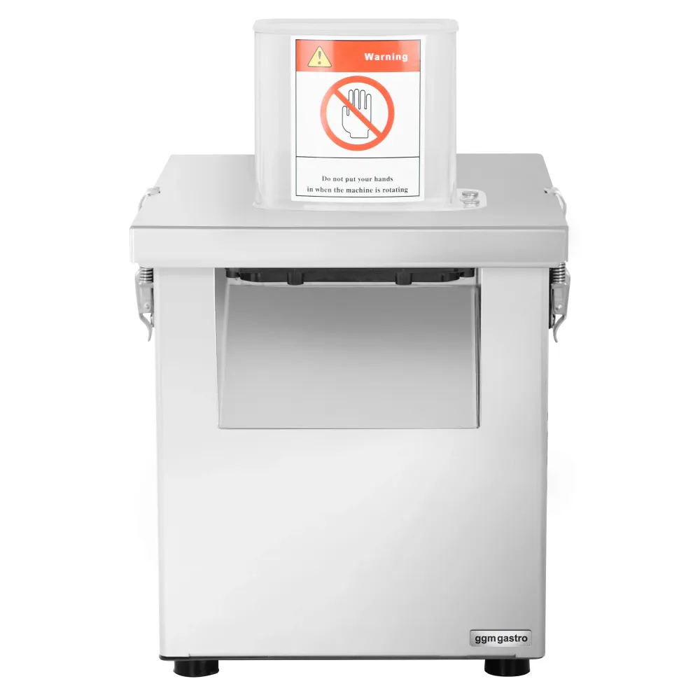 Електрическа зеленчукорезачка - 200W - Овален отвор 100x80mm - вкл. 1 диск (режещи/рендосващи) - вкл. диск 4mm и 5 решетки...