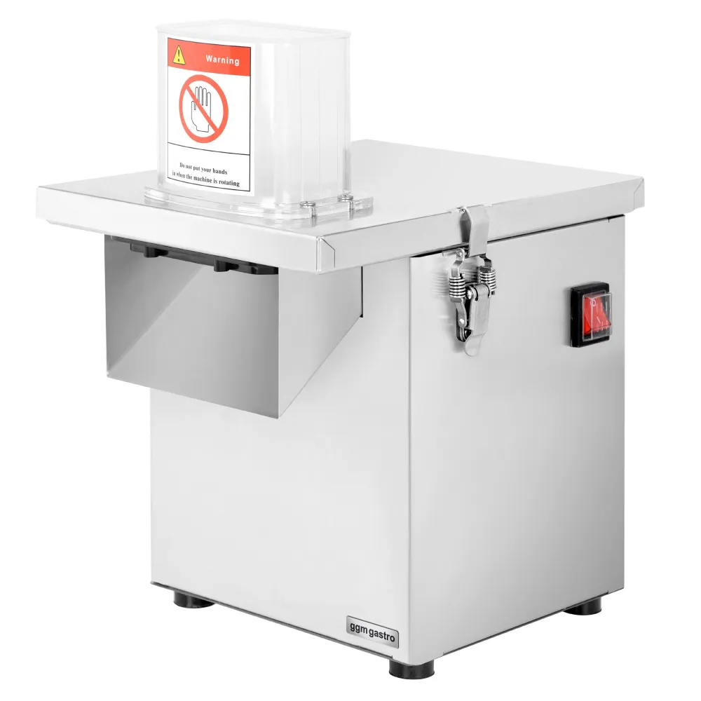 Електрическа зеленчукорезачка - 200W - Овален отвор 100x80mm - вкл. 1 диск (режещи/рендосващи) - вкл. диск 4mm и 5 решетки...