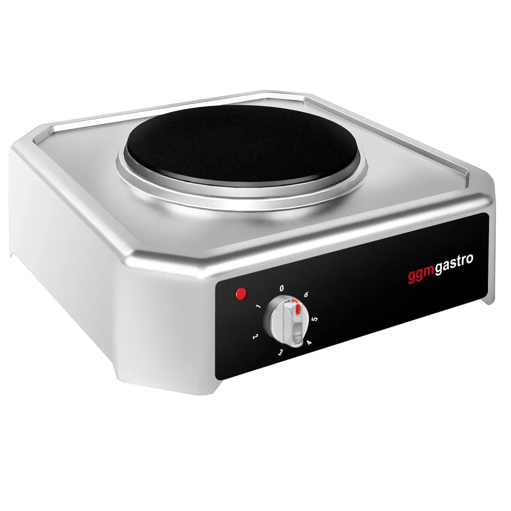 Настолен електрически котлон - 2,0kW - 1 чугунени плочи Ø225mm