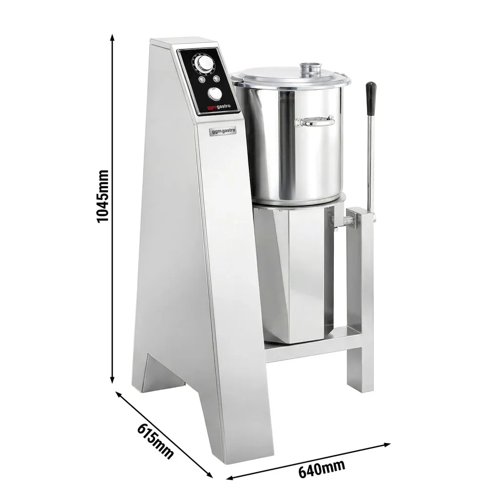 Кутер за хумус - 20l - 1,5kW - 400V - 750-1500rpm