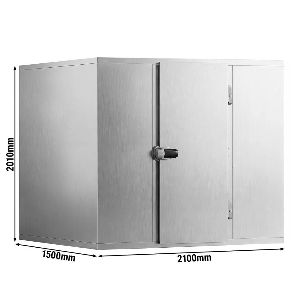 Неръждаема стомана Хладилна камера - 2100x1500mm - 4,80m³