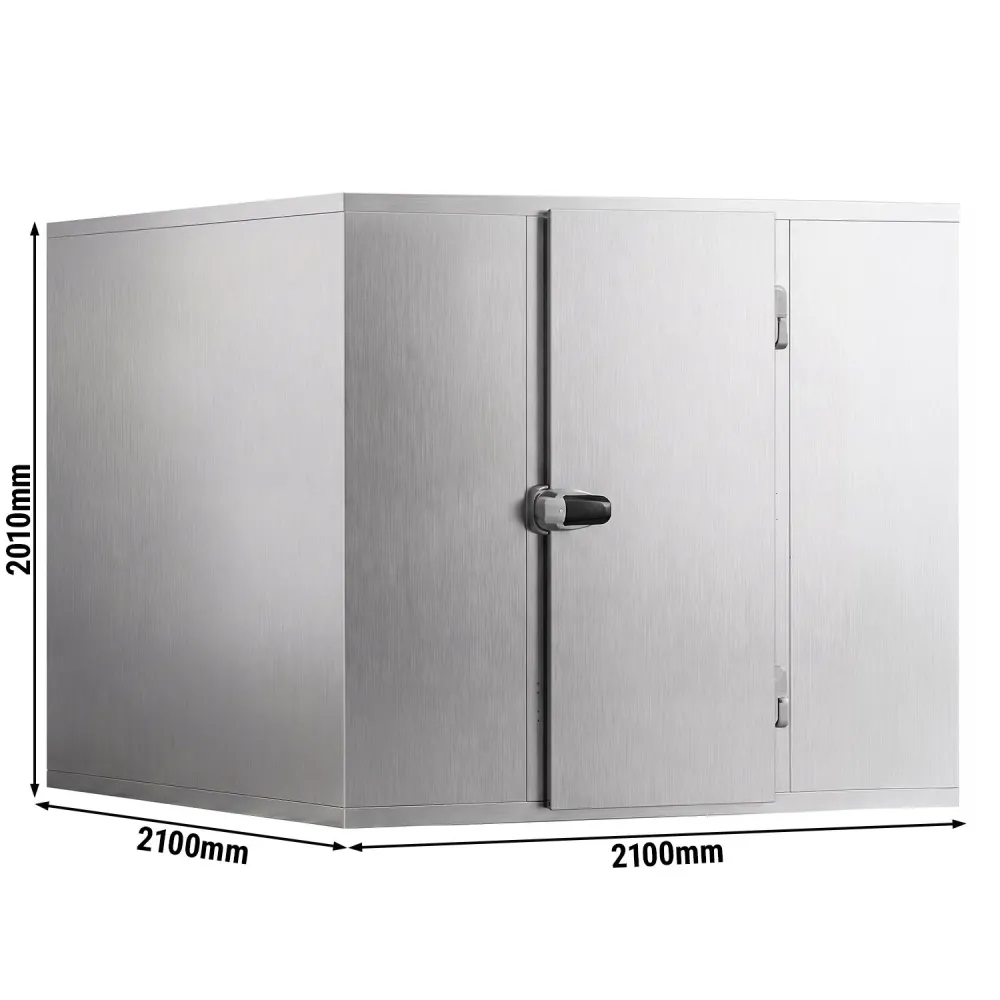 Неръждаема стомана Хладилна камера - 2100x2100mm - 6,90m³