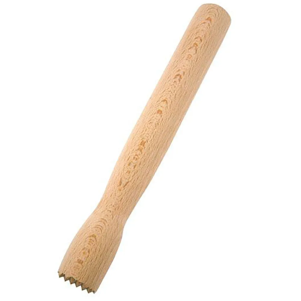 (6 бр.) Коктейлно чукало за мохито - бук - Дължина: 210mm - Кафяв