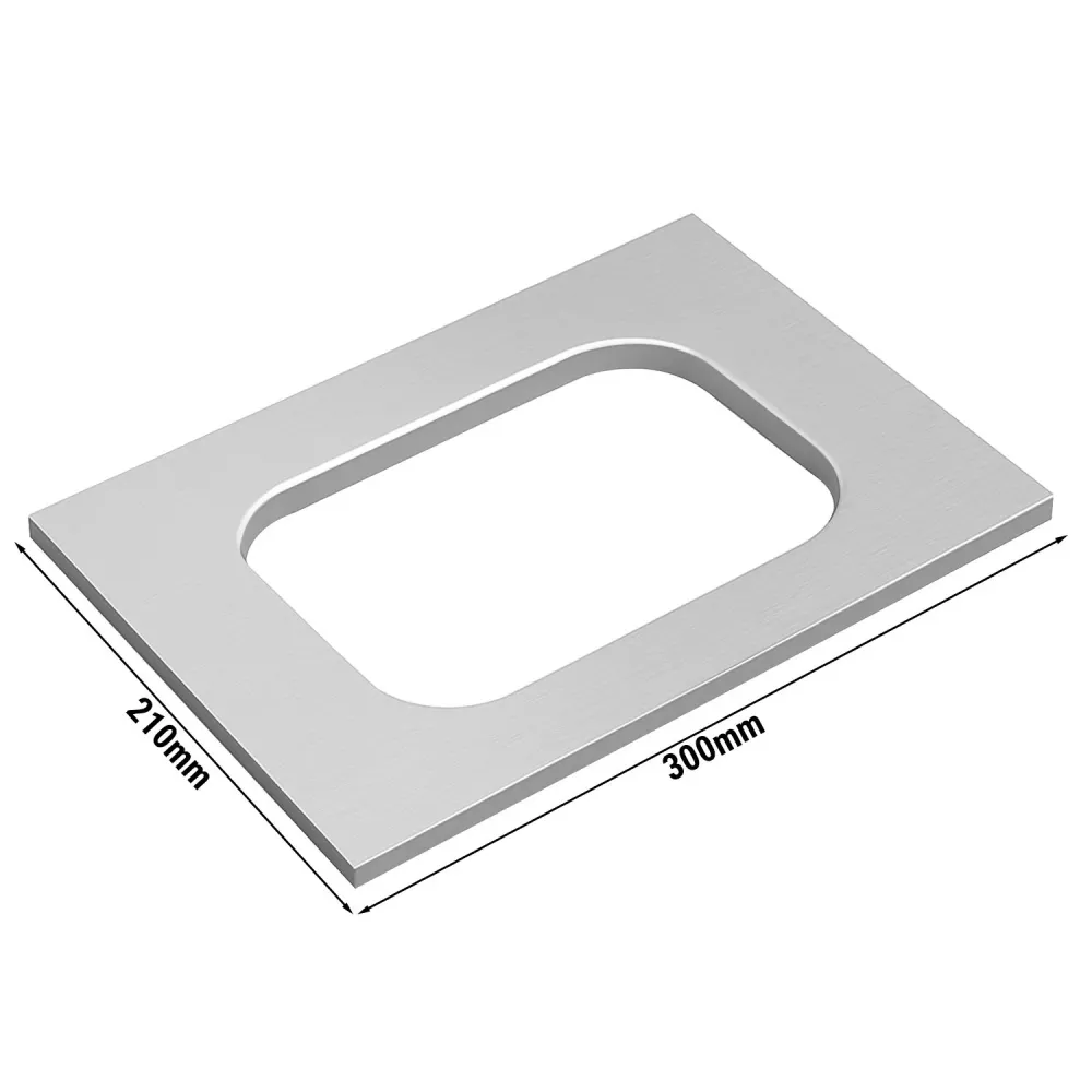 Рамка за запечатване от алуминий - 210x300x10mm - подходящо за SGOM3